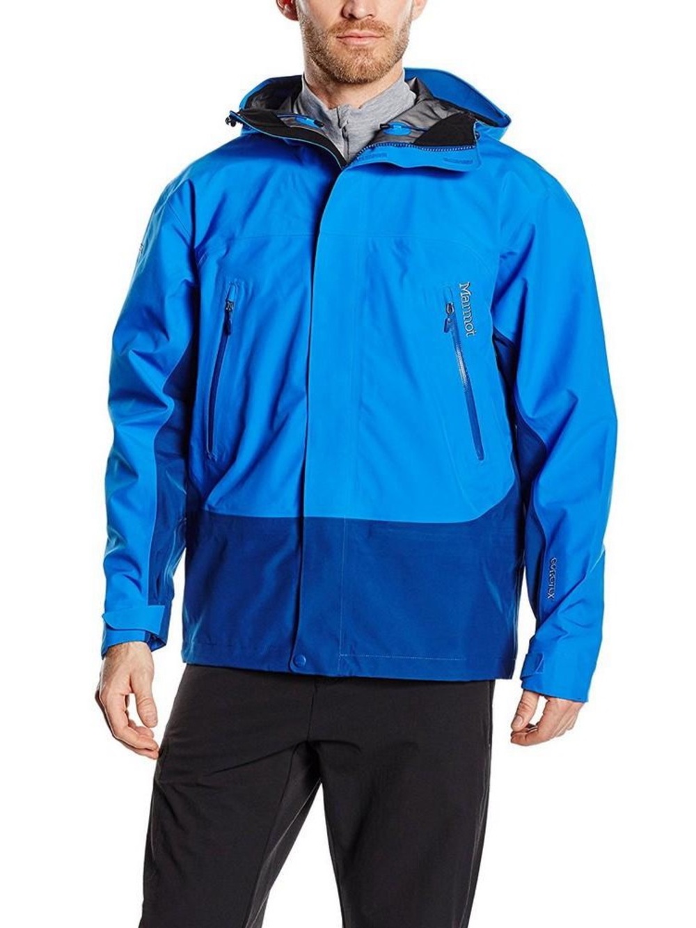 Marmot Spire Gore Tex Shell Jacket Sz S Navy Blue